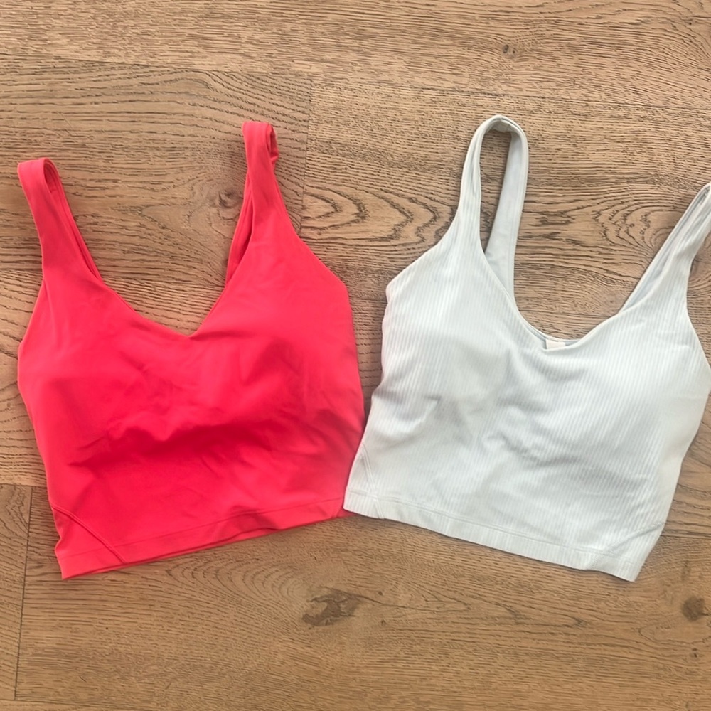 Two Lululemon Align Tank Tops Size 2